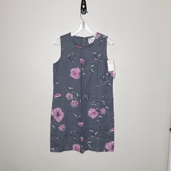 Dressing Clio Linen Floral Dress Vintage - Picture 1 of 6